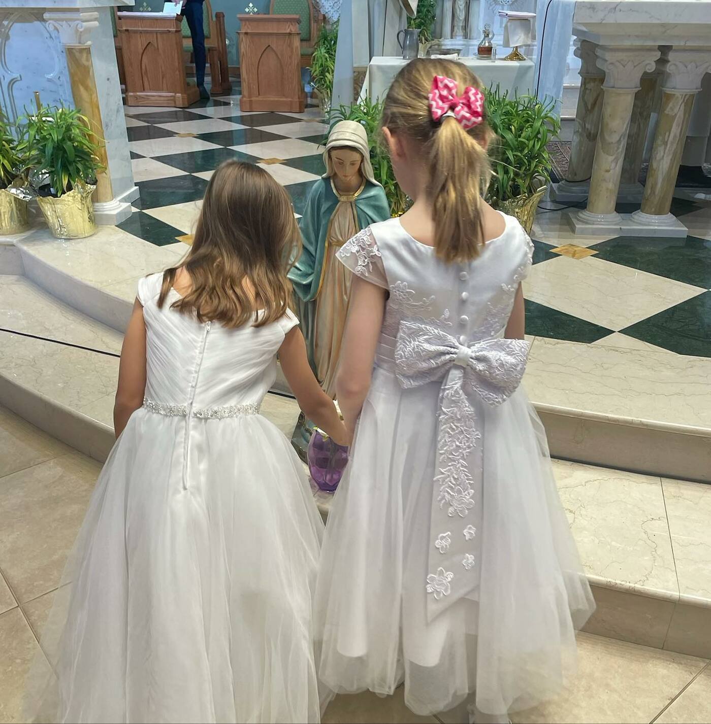 Looking Back at May Crowning and First Communion - St. Joseph the Worker  Catholic Academy